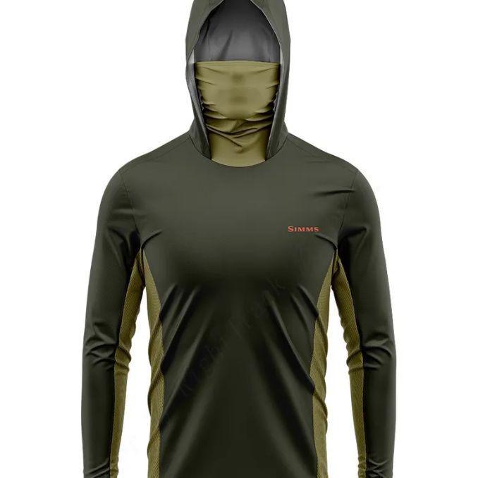 SIMMS UPF50 Breathable Hooded Fly Fishing Suit with Integrated Mask