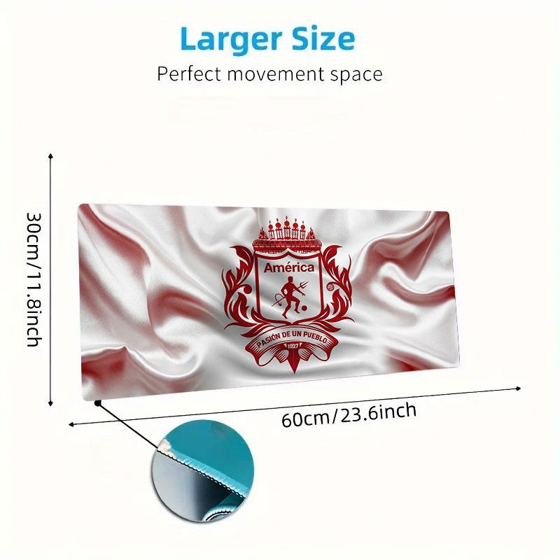 Arsenal F Großes Mauspad Große Gaming-Tischunterlage Rutschfest für Laptop Tablet Großes Mauspad XXL Matte Mini-PC-Spielmatte Mit verriegeltem Rand