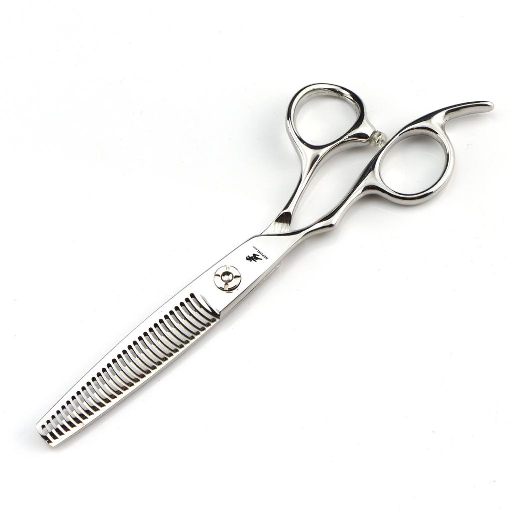 Hochwertige, linkshändige, Haarschere, Haarschere, Flachschere, Pony, Zahnschere, für Linkshänder