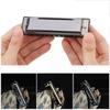 1 pièce Mini Harmonica Clé de C 10 Trous Diatonique avec Étui pour Outils d'Enseignement Musical Fournitures Scolaires Récompenses Étudiant TMZ