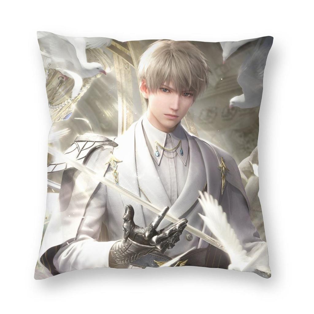 Love And Deepspace Rafayel Pillowcase Printing Polyester Cushion Cover Decor Pillow Case Cover Living Room Zippered 18''