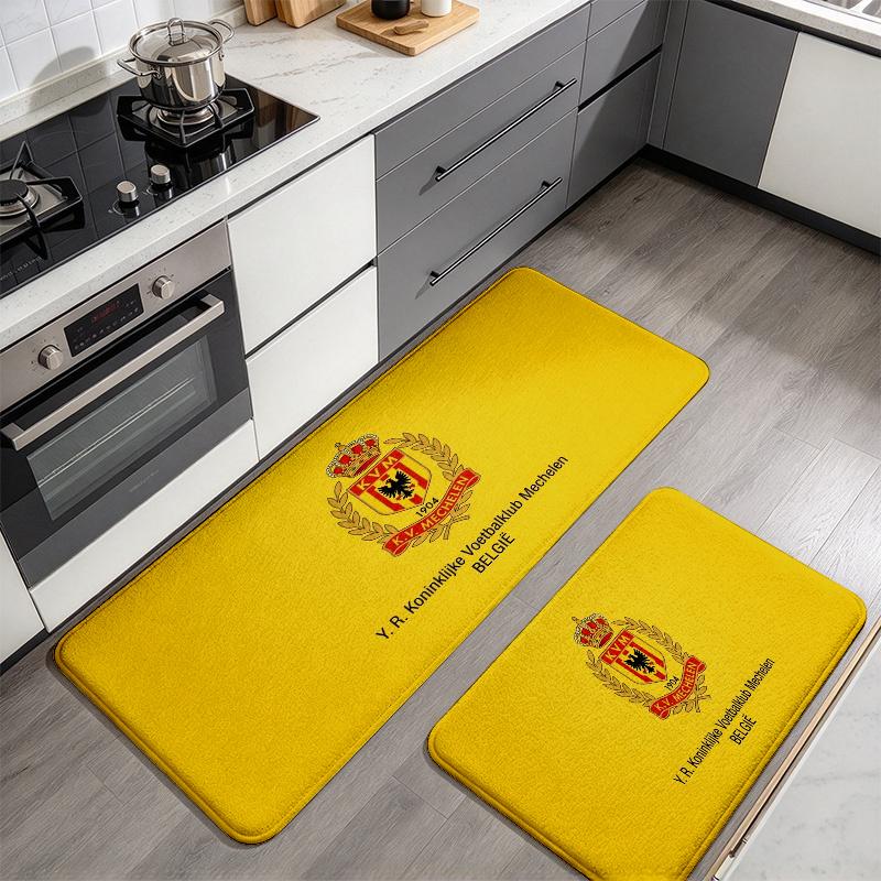 Kv Mechelen Flannel Kitchen Mat Christmas Soft Area Rug Non Slip Floor Carpet Home Decoration