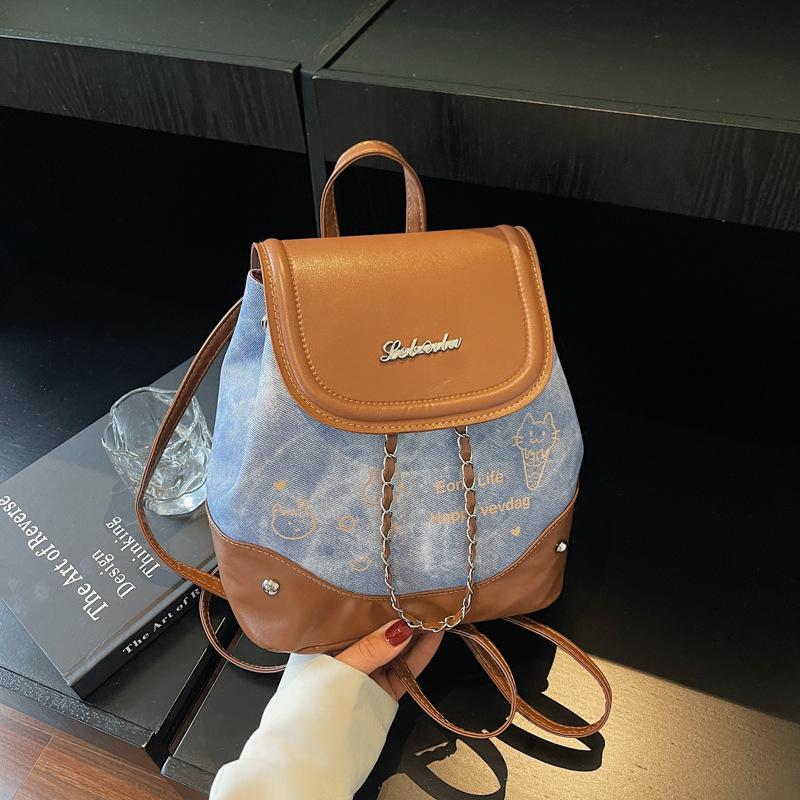 Lässiger vielseitiger Nischen-Damenrucksack neuer exquisiter Mini-Schulrucksack Reisetasche Rucksack