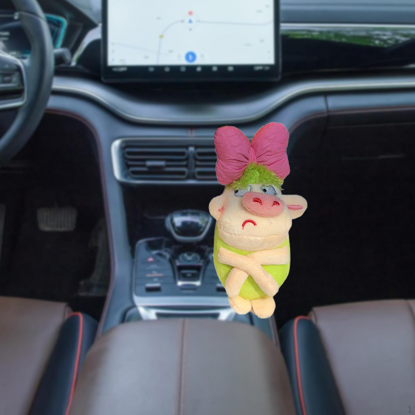 Car Decoration Pig for Wiper Handle,Car Interior Decor,Cute,Creative,Automotive Doll Decoration,