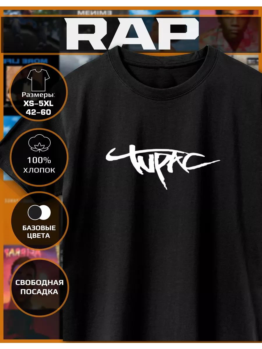 Футболка с принтом Тупака M