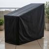 Shielded Particle Cover Black Exercise Gear Stitched Seams