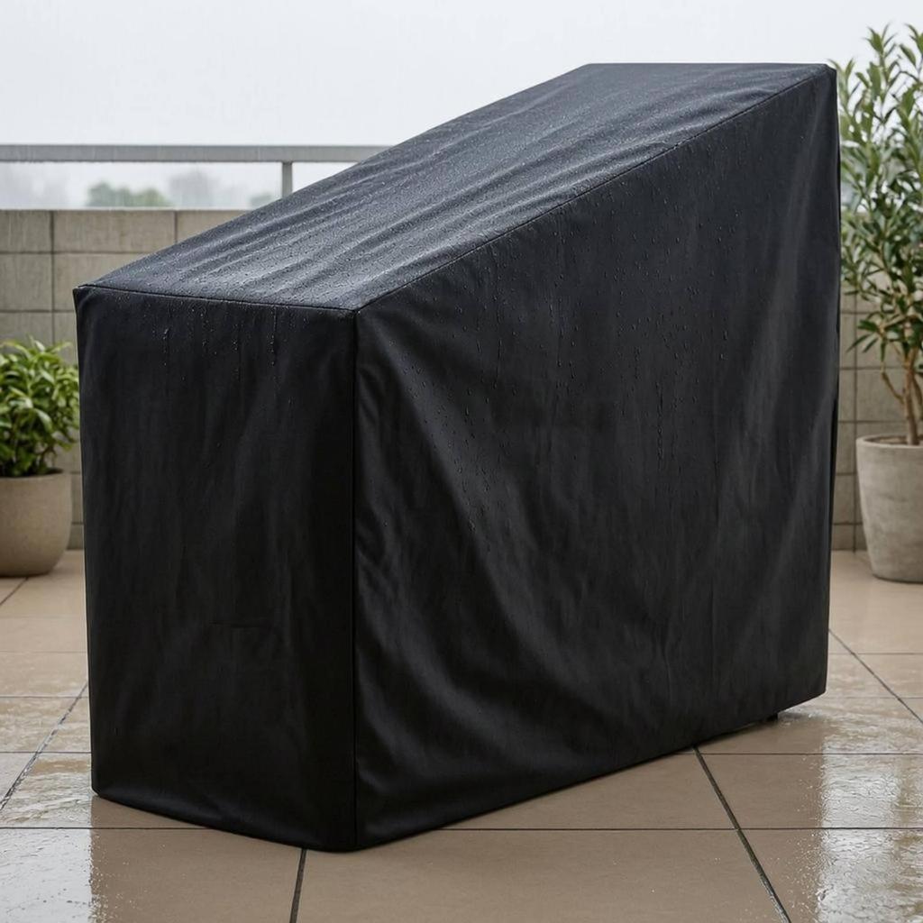 Shielded Particle Cover Black Exercise Gear Stitched Seams