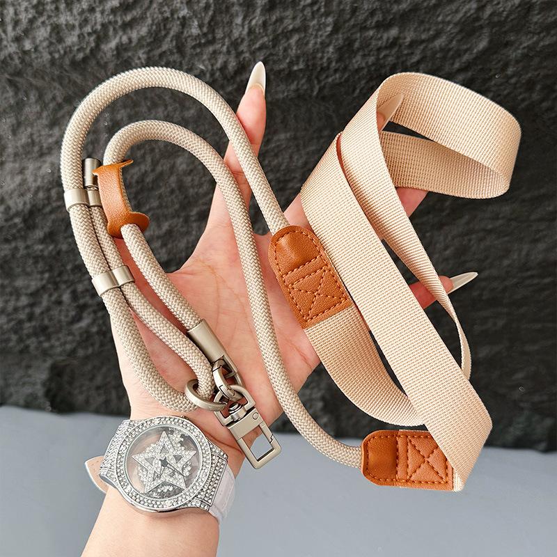 150Cm Adjustable Upgraded Widened Shoulder Mobile Phone Lanyard Camera Rope High-End Decompression Phone Hanging Rope