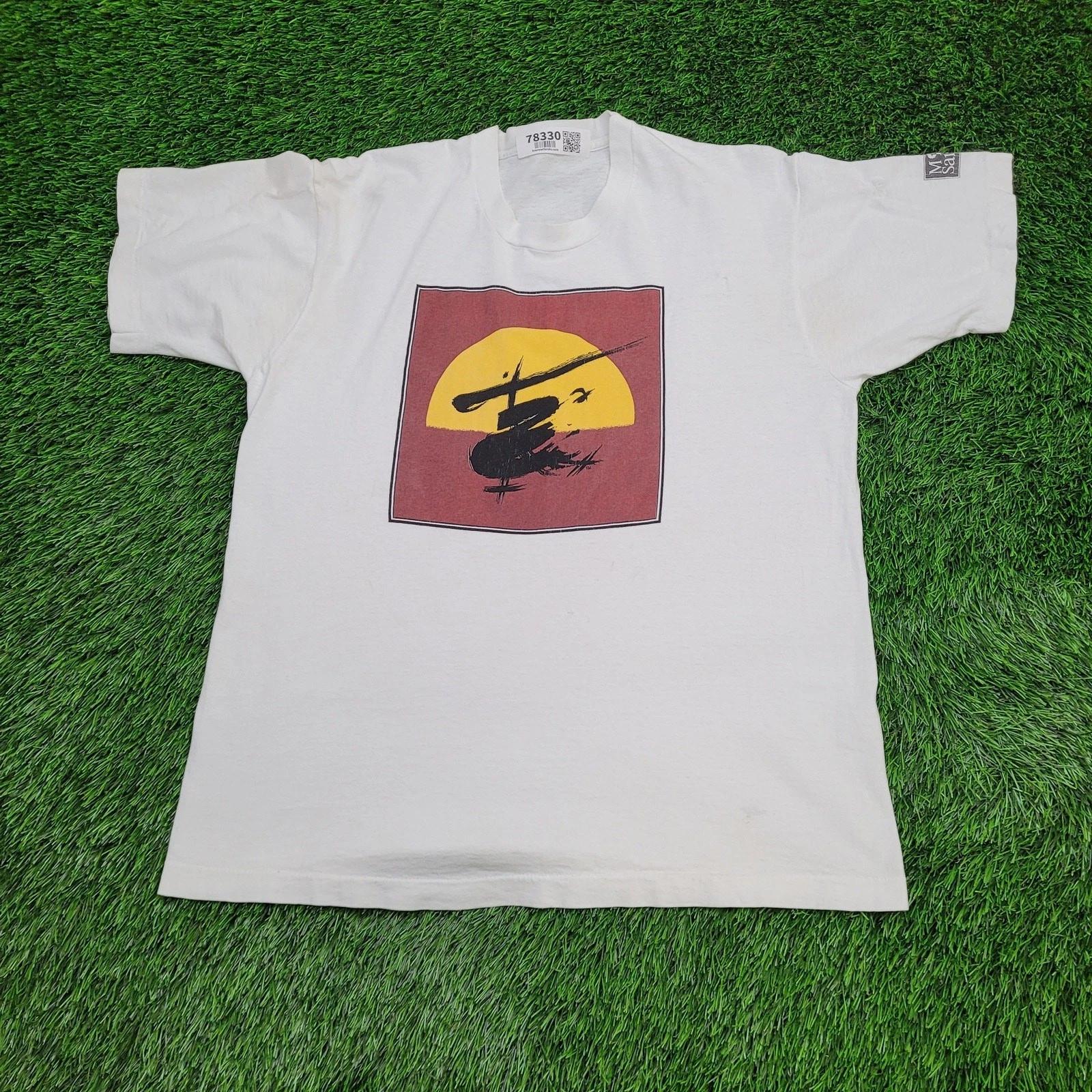 

Vintage 1988 Vietnam Miss Saigon Shirt M/L 21x27 USA L