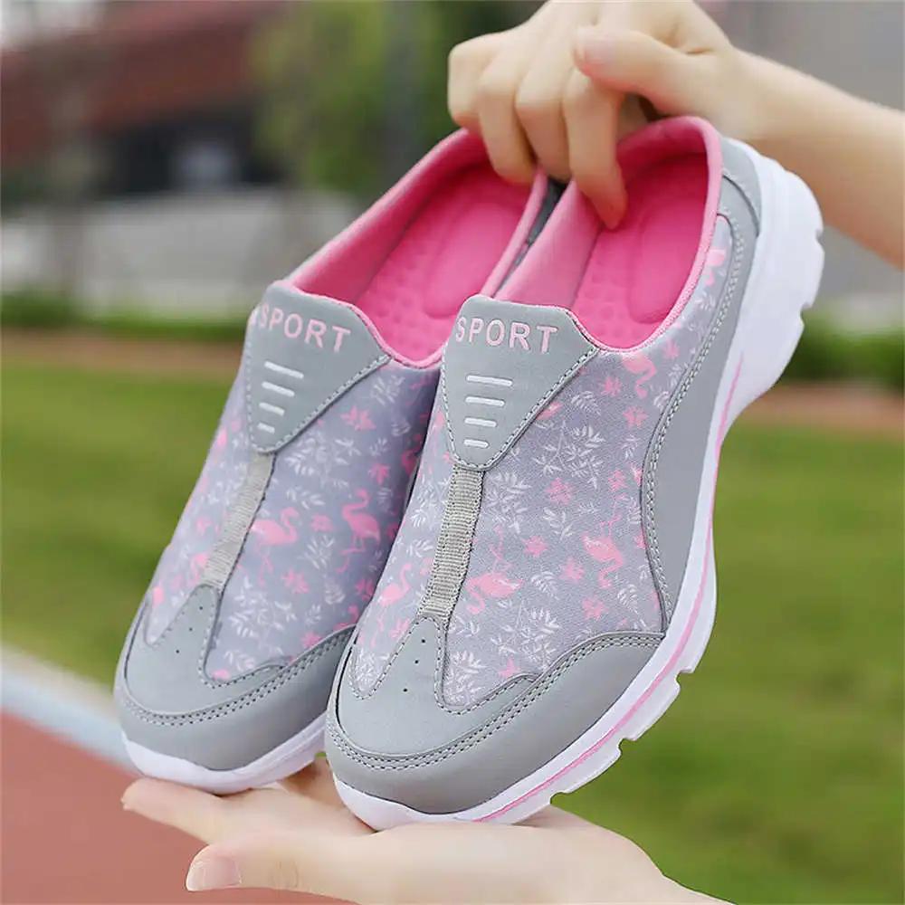 Mode Oversize Dos Nu Femme Été Marche Basketball Vert Chaussures de Sport Patins Baskets Marque Universelle Entraînement Sneeker Tines