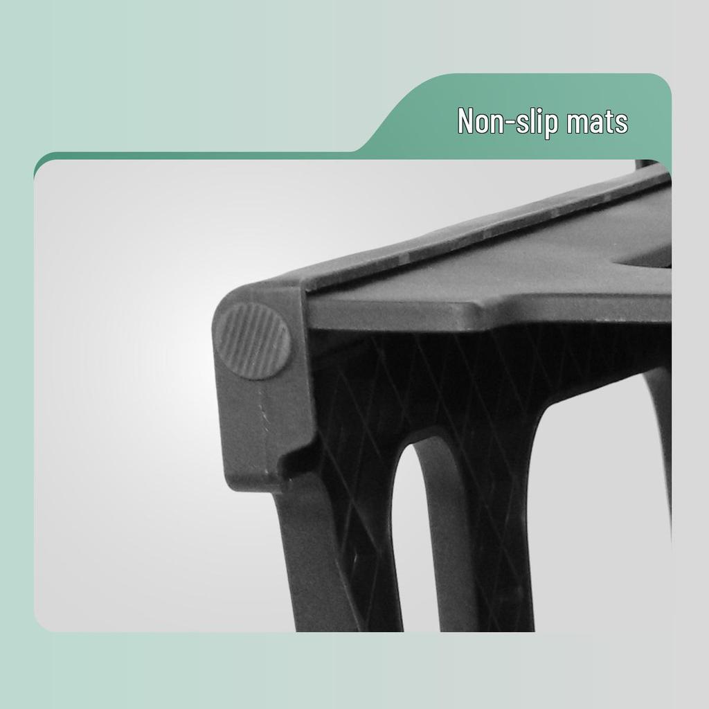 Portable Multi-Functional Two-Step Anti-Slip Folding Ladder Stool