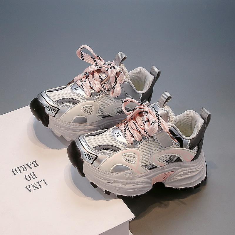 Popular Children's Sports Shoes Spring 2025 New Soft-soled Non-slip Baby Girl Casual Shoes Versatile Boys Single Shoes