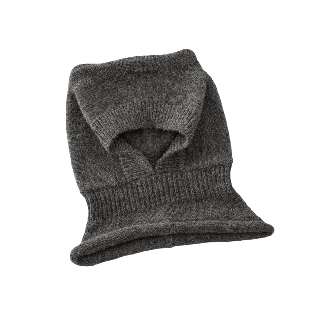Ear Protection Knitted Beanie Cap Warm Woolen Knit Cap Scarf Cute Baby Balaclava Hat Boy Girl