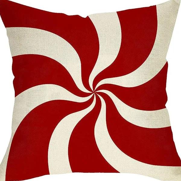 New Christmas Gingerbread Man Candy Decorative Pillow Cover Home Living Room Holiday Party Pillow Cover