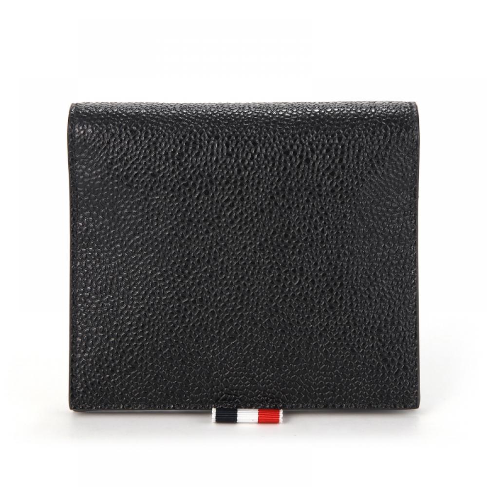 Tom Brown Faw106a 00198 001 Three Bows Pebble Grain Three Line Tab Woc Chain Card Wallet