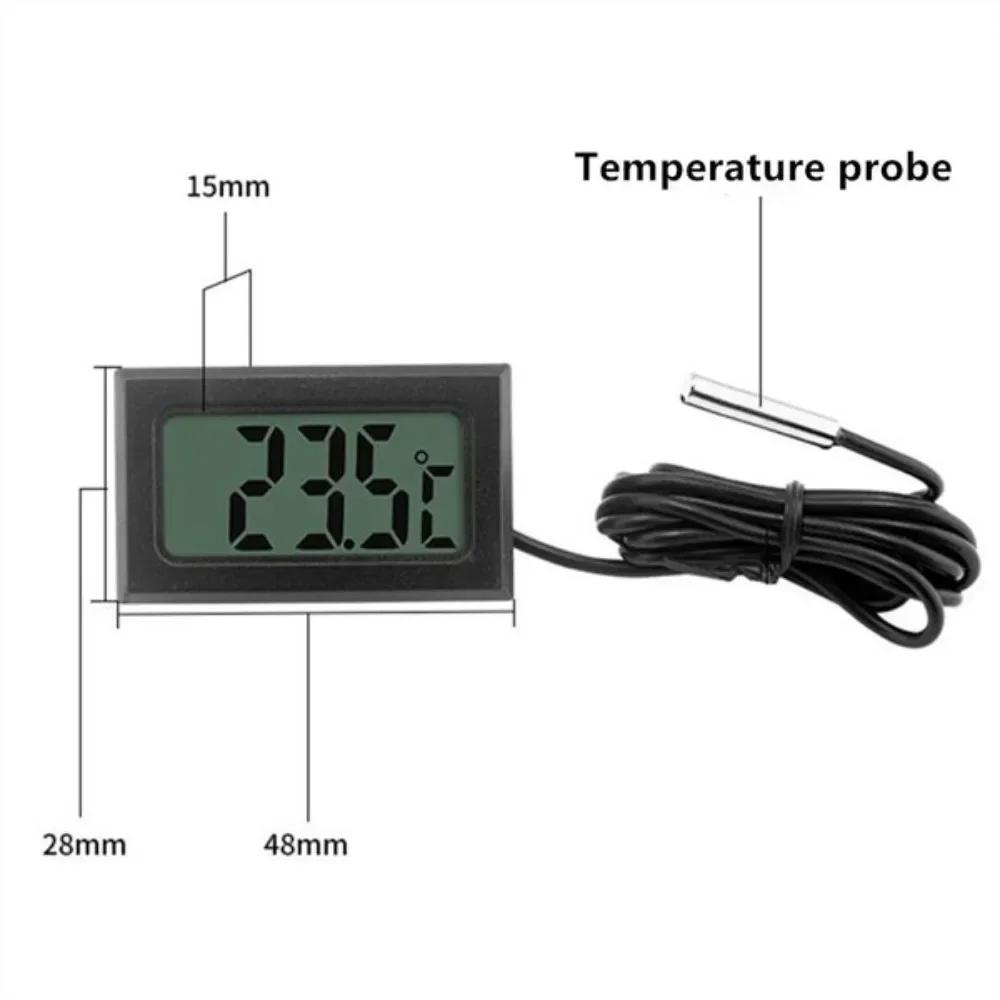 Digitales elektronisches Thermometer für Kühlschrank und Wassertemperaturmessung mit Sonde, Hochpräzisions-Temperaturmesser