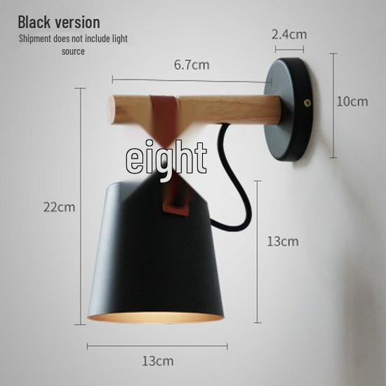 Retro Leather Belt Wall Lamp - Industrial Style Bedside Light for Bedroom or Corridor