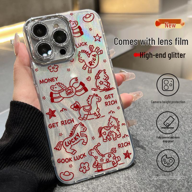 

Good Luck Horse iPhone 17 Pro Case, 16 Pro Max, 15 Protective, 14 Plus Full Coverage, 13 Series iPhone 12 Pro
