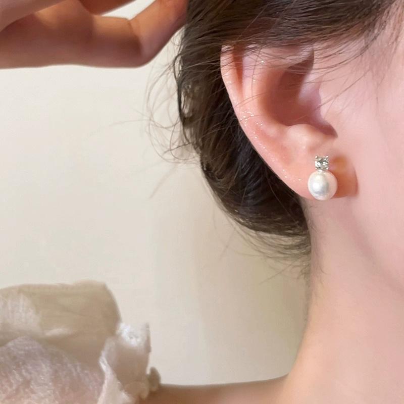 

Серьги с жемчугом и стразами, легкие серьги с роскошным дизайном, серьги 2023, новая волна, женские серьги с высоким смыслом