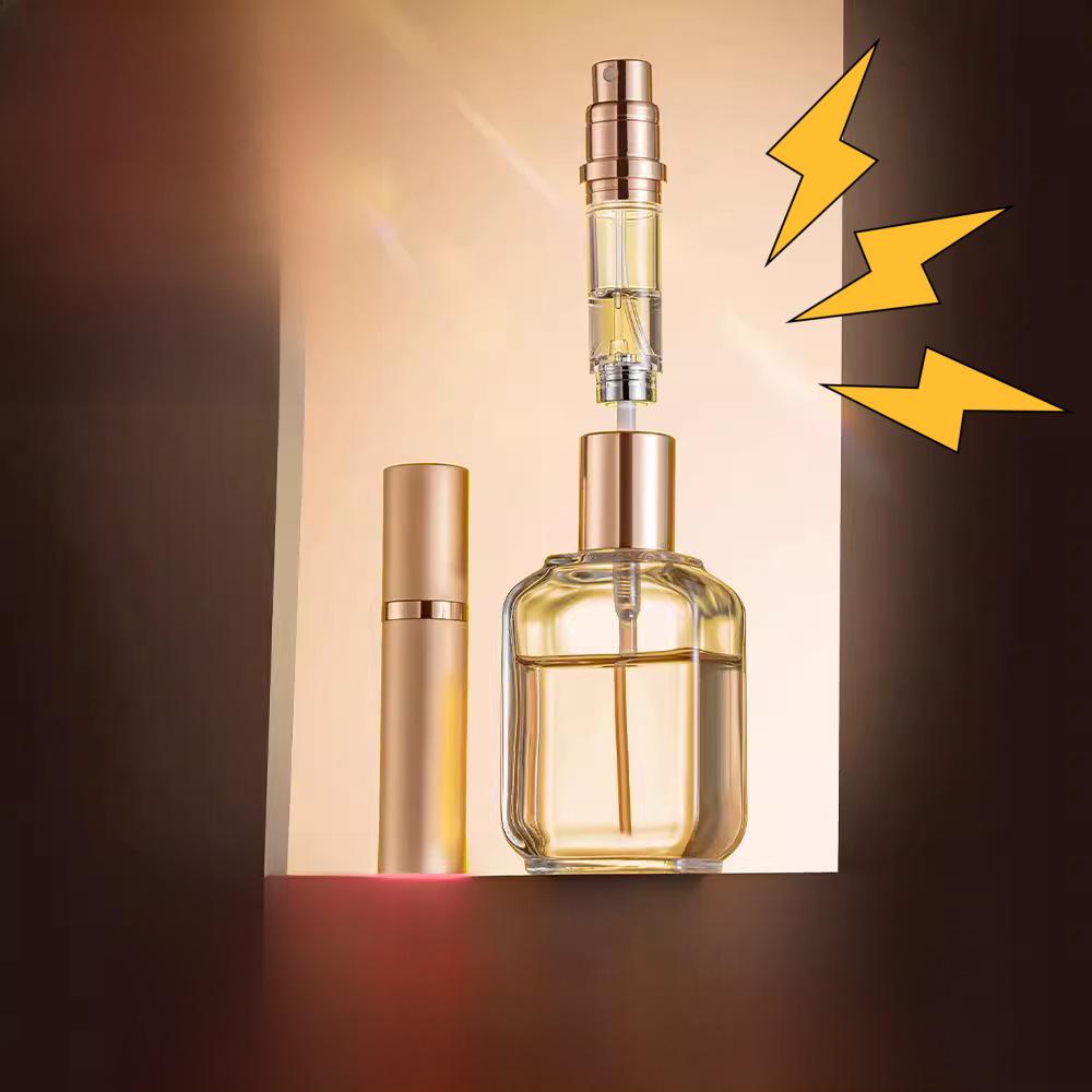 Empty Refillable Perfume Spray Bottle - Bottom Press Design, Portable and Compact for Travel