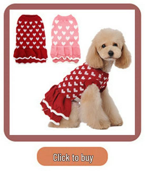 Pet Fall/Winter Outfit: Knit Sweater & Plaid Skirt with Bow-Tie for Dogs and Cats, Faux Two-Piece Design