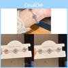 Silver Geometric Shell Hand Chain With Zircon Stones For Fashion Women Wear