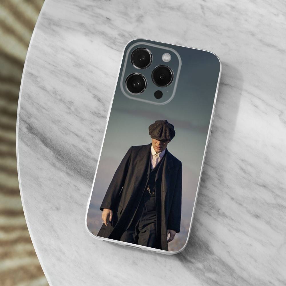 Movie P-Peaky B-Blinders HOT Phone Case For iPhone 16,15,14,13,12,11 Pro,Max,Plus,X,XS,XR,SE,Mini Transparent Soft Cover