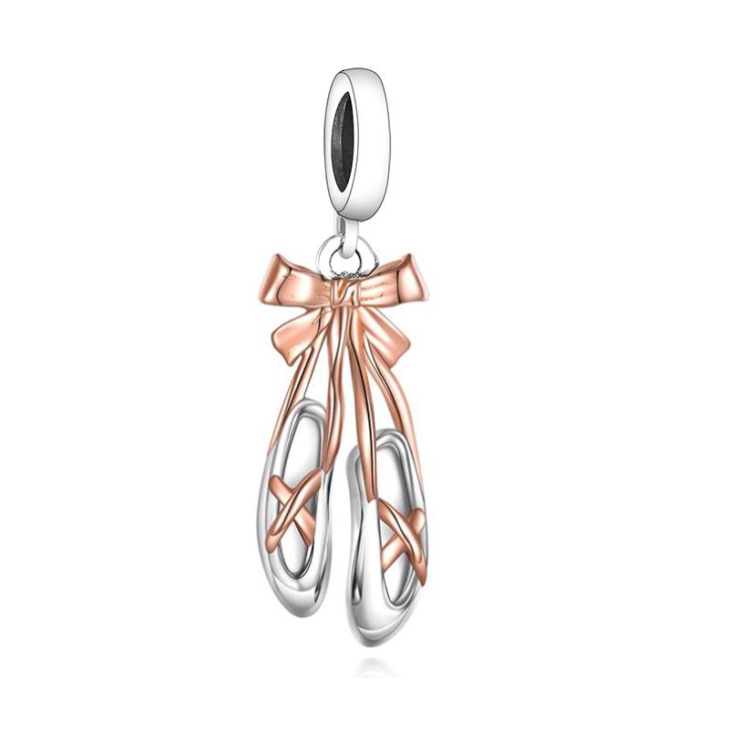 Fc Fine Jewelry Fit Genuine Original Charm Bracelet Genuine Copper Pole Dance Bead For Producing Dancing Girl Lovers Teacher Berloque