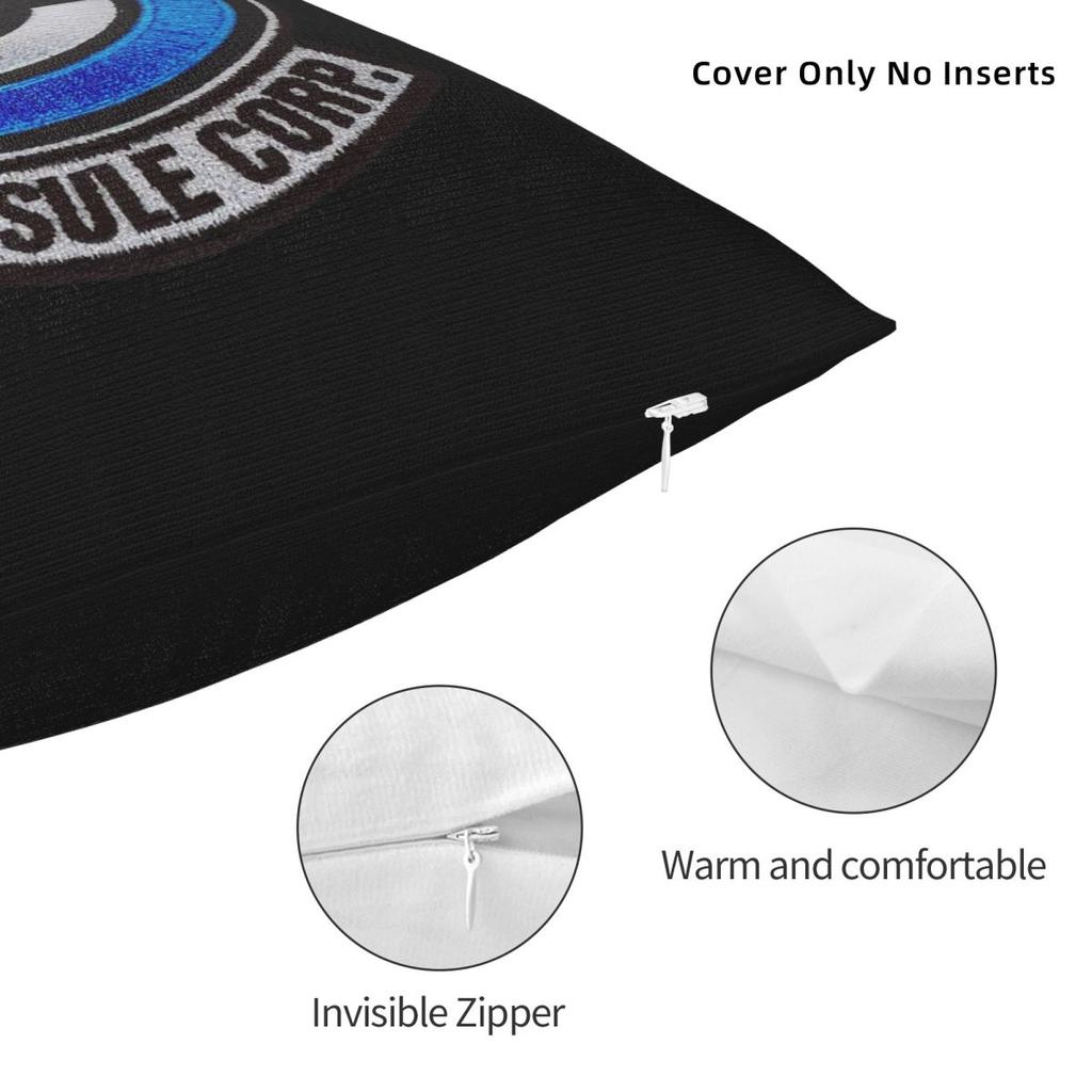 Capsule Corp Logo Square Pillowcase Cushion Cover Pillow Case Throw Pillow Cover for Home Sofa Living Room