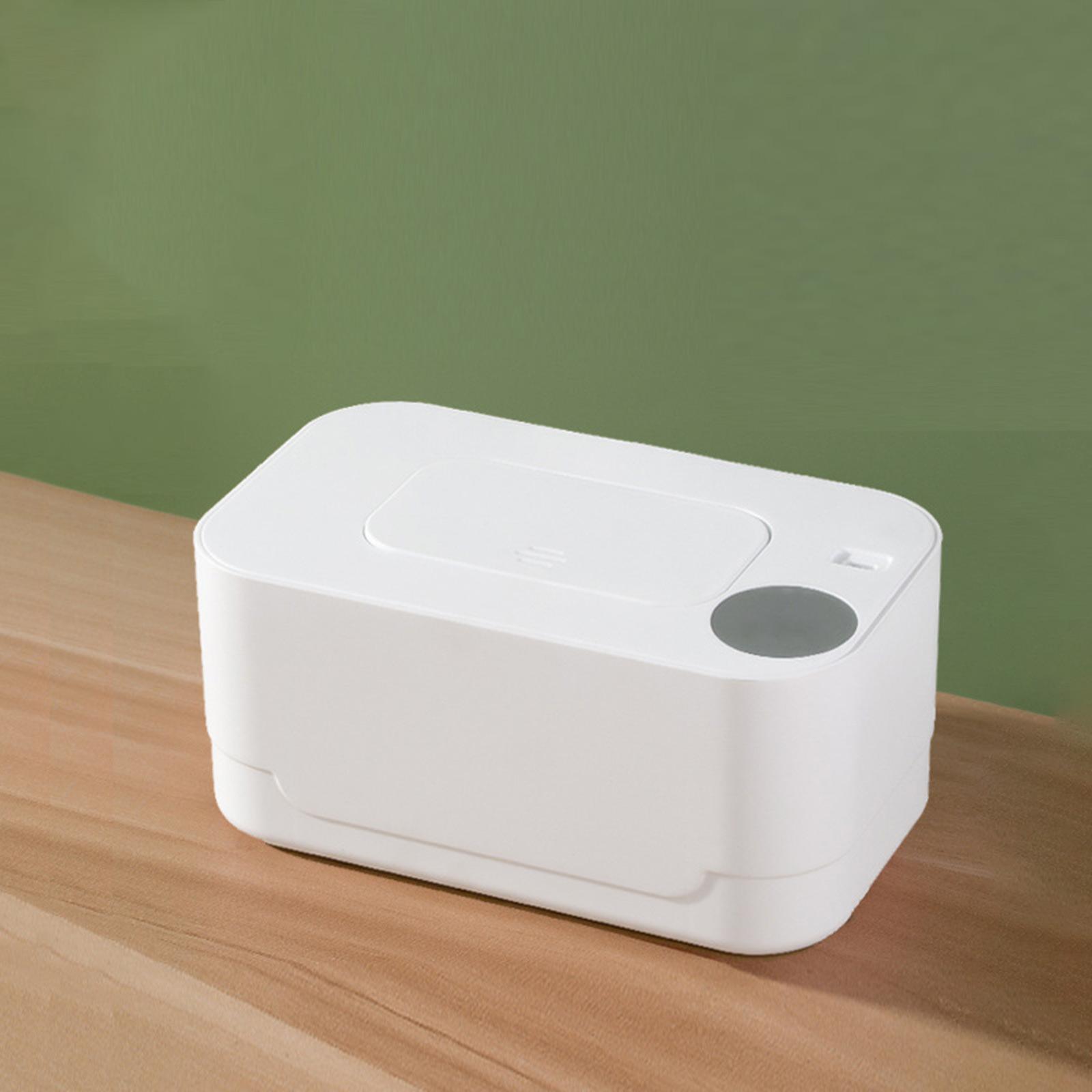 

Подогреватель детских салфеток Диспенсер для салфеток для подгузников для подогрева, Детская, Дорожные поездки, Кемпинг, Универсальный уход за бизнесом One Size белый