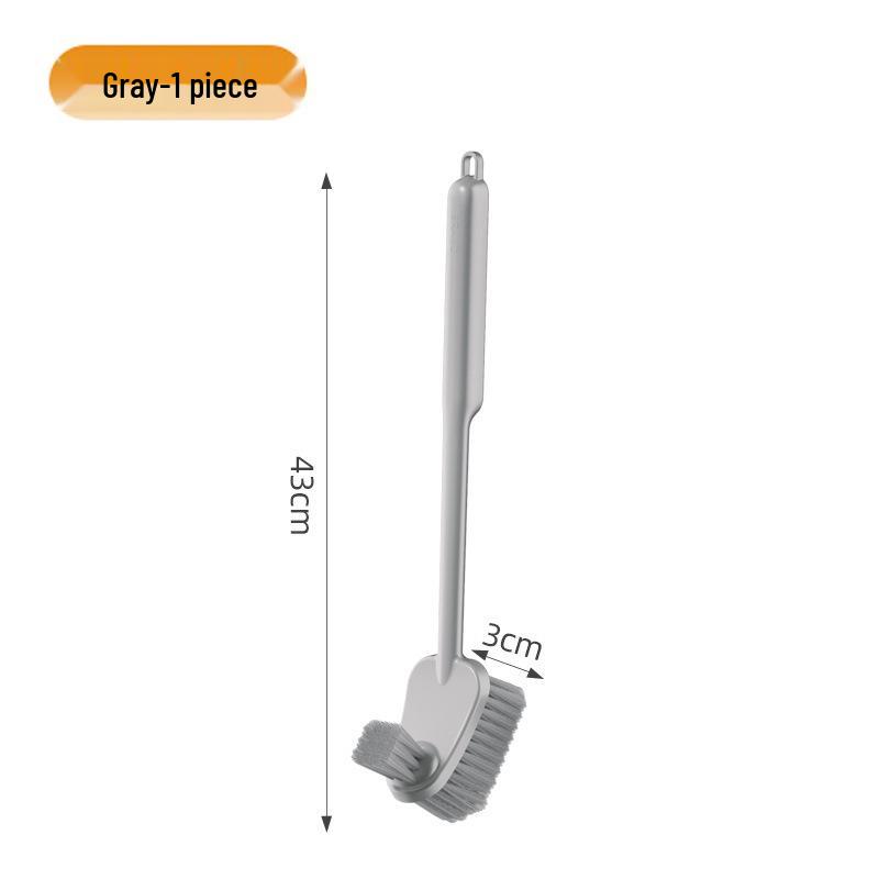 Wall-Mounted Toilet Brush with Long Handle for Efficient Crevice and Bathroom Cleaning