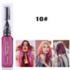 13 couleurs de couleur de cheveux unique teinture pour cheveux temporaire Non toxique bricolage couleur de cheveux Mascara colorant crème Pigments
