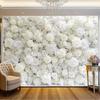 1 piece, white floral background, suitable for party photography, wedding decoration, and bridal bathing activitiesL