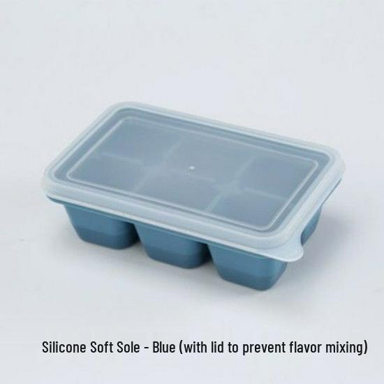 Silicone Ice Cube Tray with Lid - Household Ice Mold Box