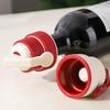 Wine Stopper Beverage Preserver with Time Scale Record Wine Cork Stopper for Home Christmas Kitchen Dinner Parties Bar Family