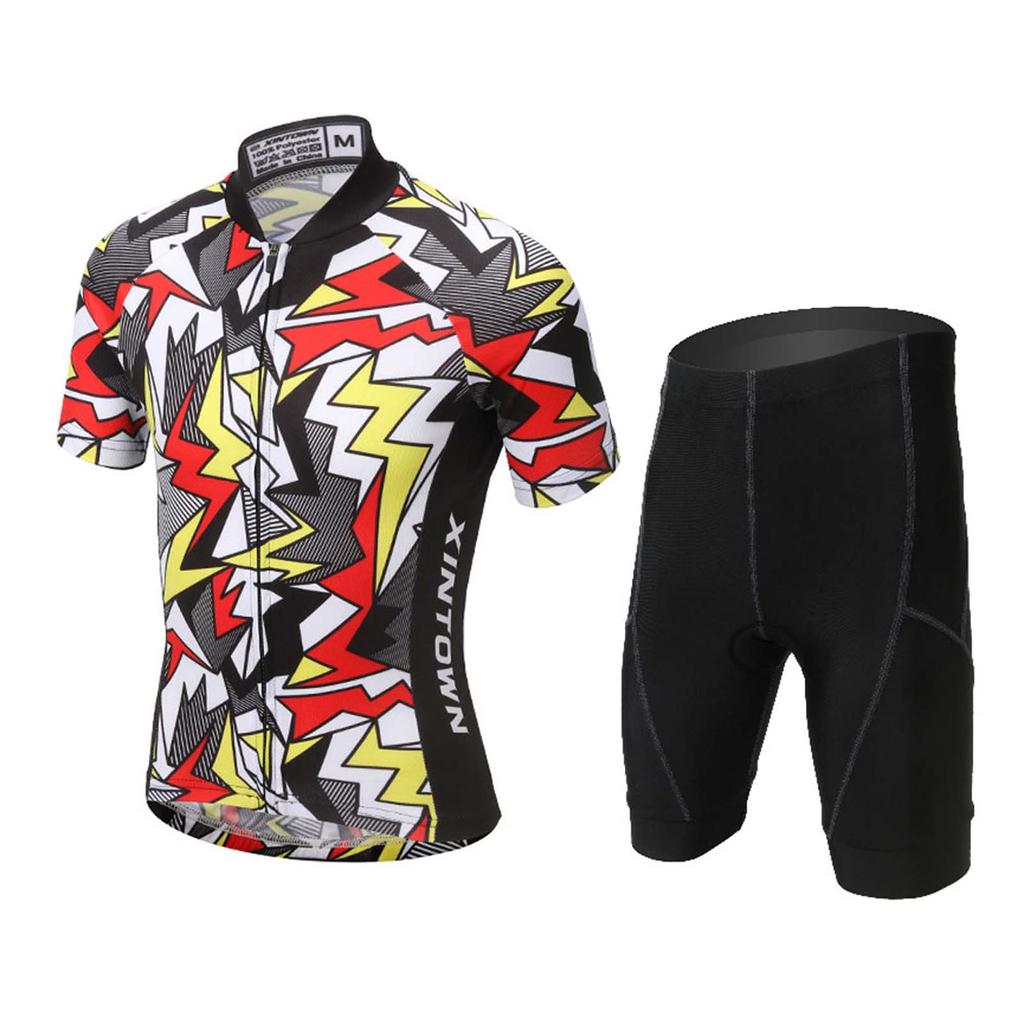 Dětský cyklistický dres Šortky Kreslený Dětský Dres na kolo Rychleschnoucí Cyklistický oblek Letní Prodyšný Cyklistický oblek