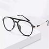 1/2PCS Retro Anti Blue Light Computer Glasses Double Bridge Frame Eyewear Women Men Trendy Fashionable Stylish Spectacles Ouclos