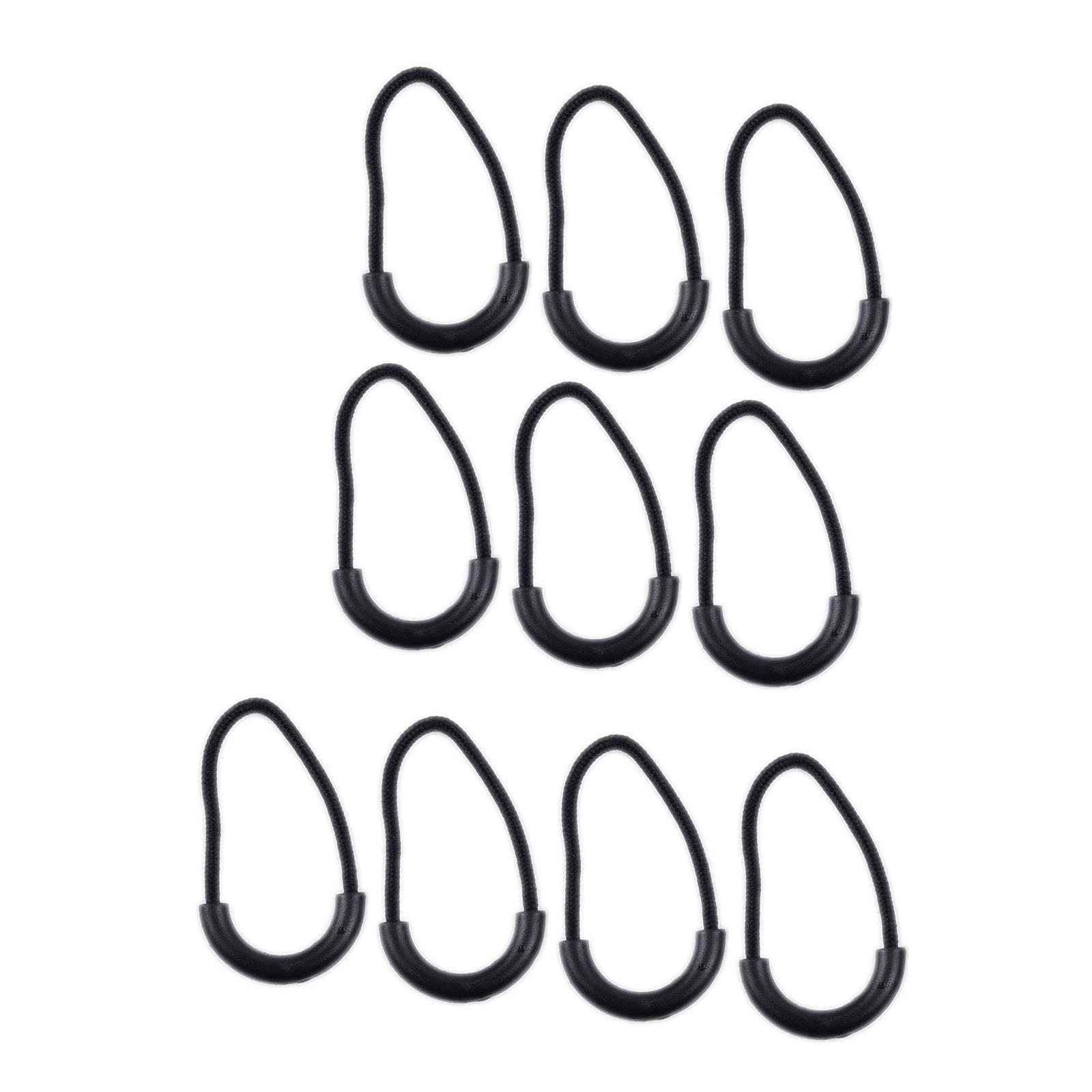 

10 шт. шнур для застежки-молнии, съемный зажим для молнии, пряжки для рюкзака, шнур для застежки-молнии для курток, сумок для одежды 4