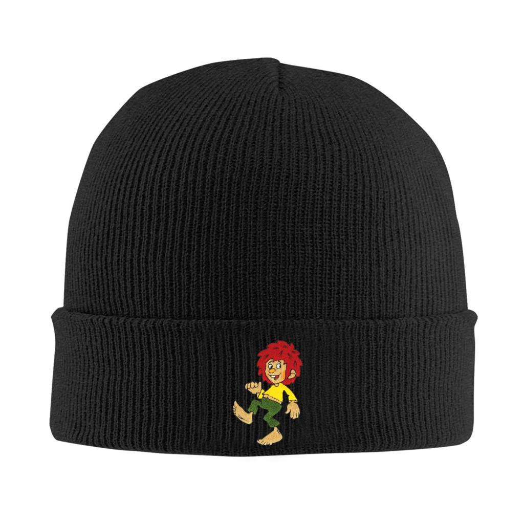 Pumuckl Zimní čepice Beanie Klobouk Teplé podzimní pletené čepice Čepičky pro ženy Muže