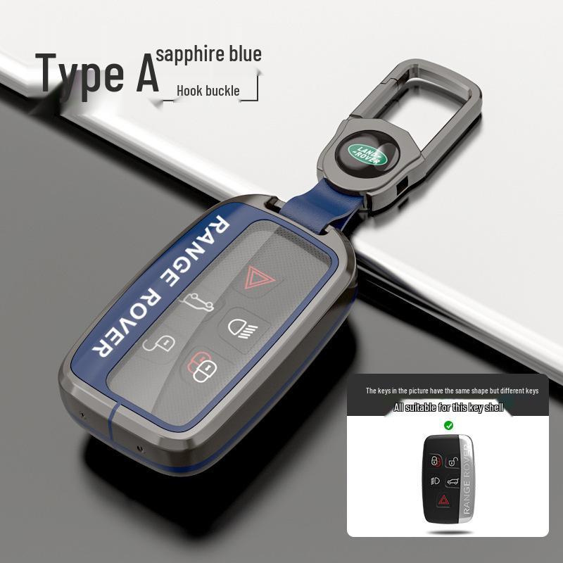5-Button Key Case for Range Rover: Sport, Evoque, Defender, Discovery, Velar, Discovery 4