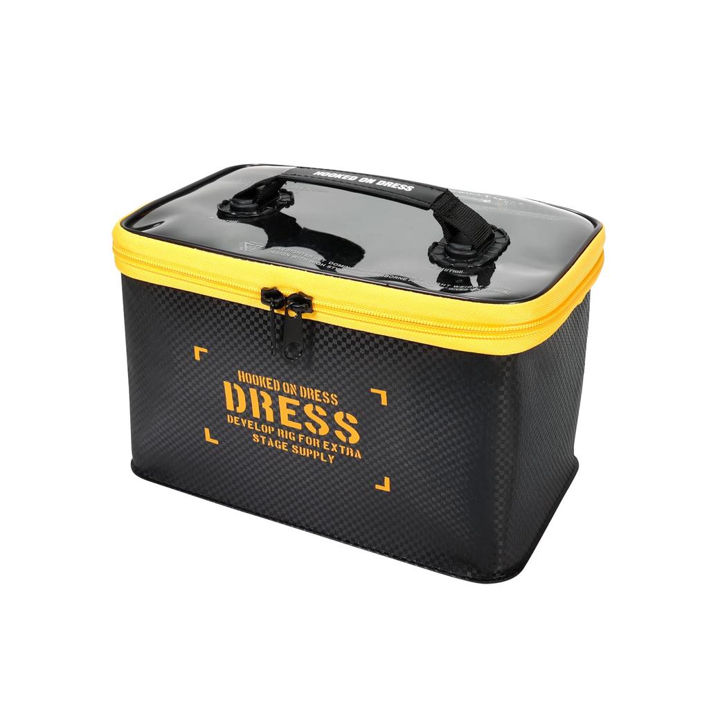 DRESS Foldable Tackle Box Multi EVA Multifunctional Fishing Tackle Case Storage Container Tackle Bag Reel Case Worms Lures Box [50D]