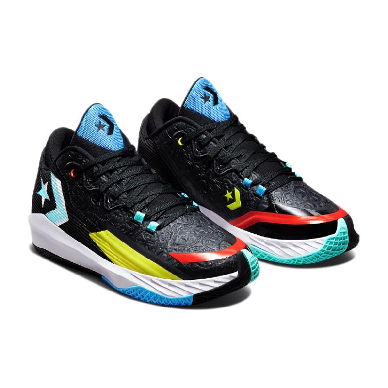 Converse All Star BB Jet Piece & Unity Round Toe Lace-up Non-Slip Abrasion Resistant Basketball Shoes Unisex Black