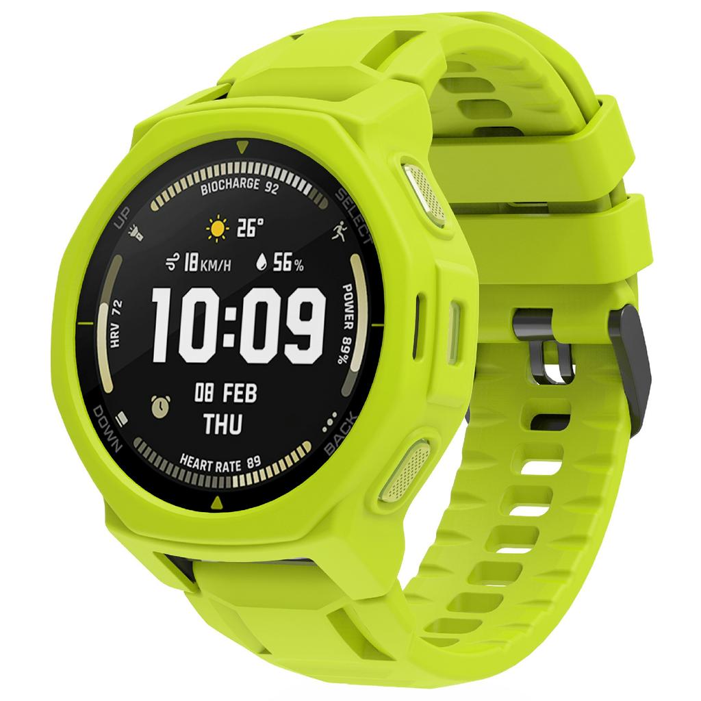 For Huami Amazfit T-Rex 3 Pro 44mm Watch Case Soft Silicone Hollow Watch Frame Cover