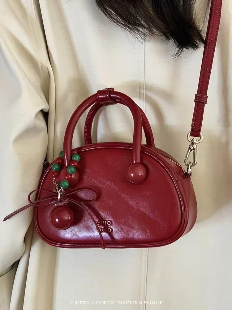 Sweet Date Pillow Bag Exquisite Small Bag Women's Wedding Bag Handheld Shoulder Messenger Bag