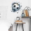 Cartoon 3D Wall-breaking Football Living Room Entrance Hall Home Wall Decoration Stickers
