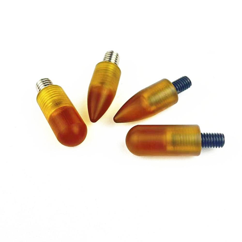 4x Car Dent Repair Knockdown Pen Heads M6 M8 Removal Leveling Hammer Heads Tool