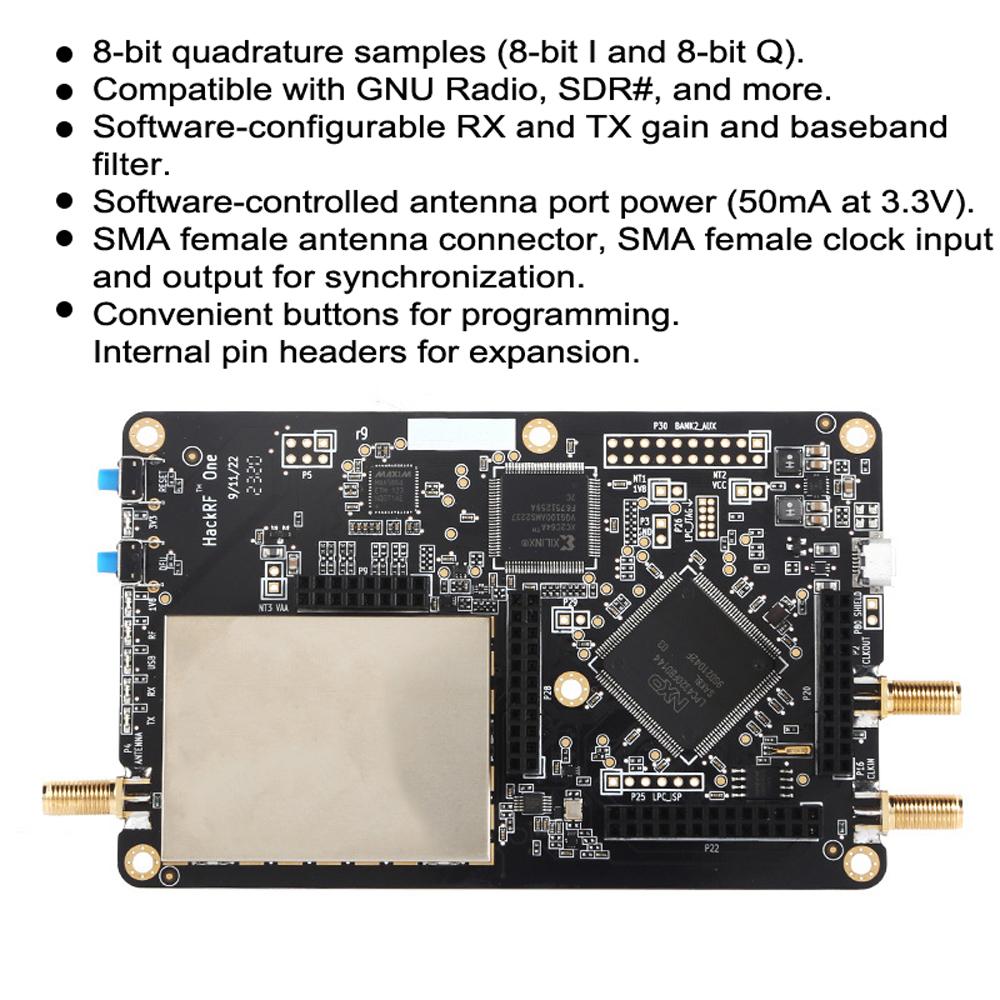 R9 1MHz până la 6GHz Placă de dezvoltare a platformei radio definite prin software RTL SDR Kit de placă demonstrativă Radio