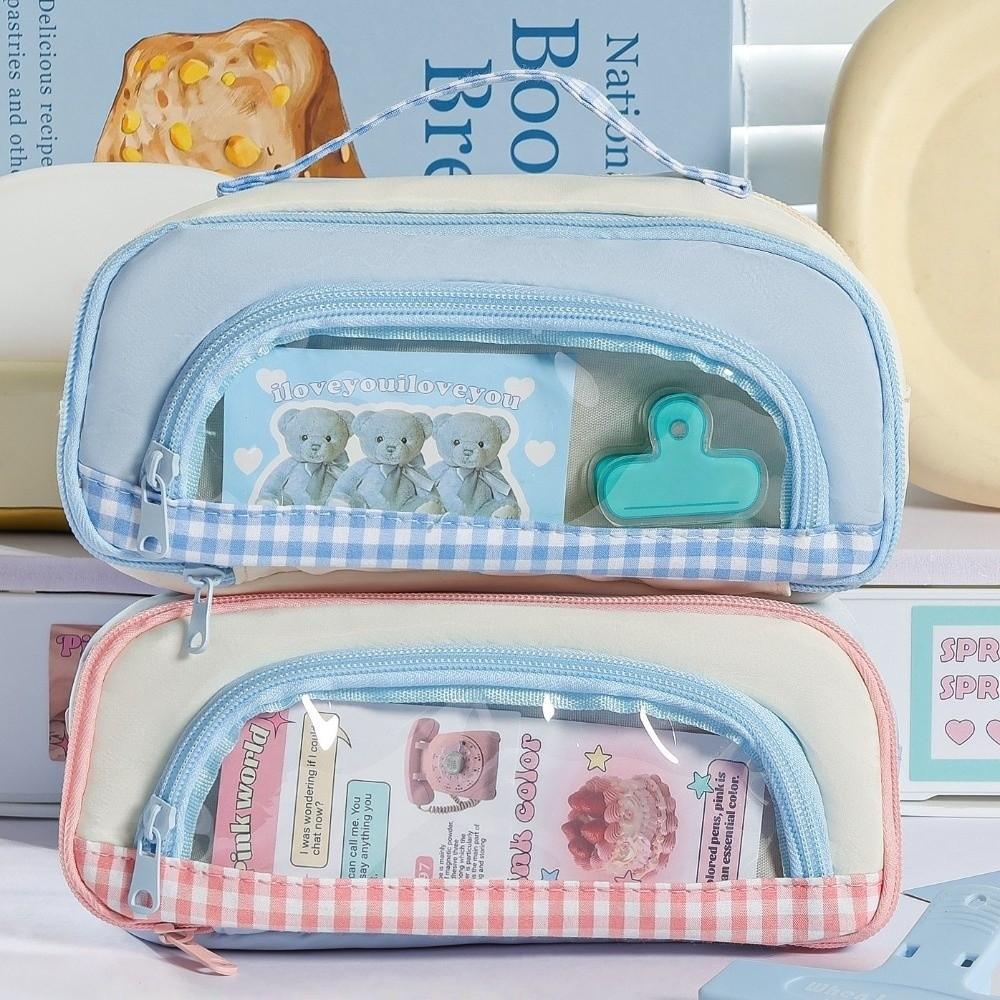 Large Capacity Korean Stationery Bag Makeup Bag Pen Storage Bag  Children