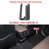 Copertura Guida Binario Scorrimento Sedile Anteriore Sinistro Destro per Auto Accessori Auto Per Lexus ES 18-25 Toyota Prius 15-22 Harrier 20-25