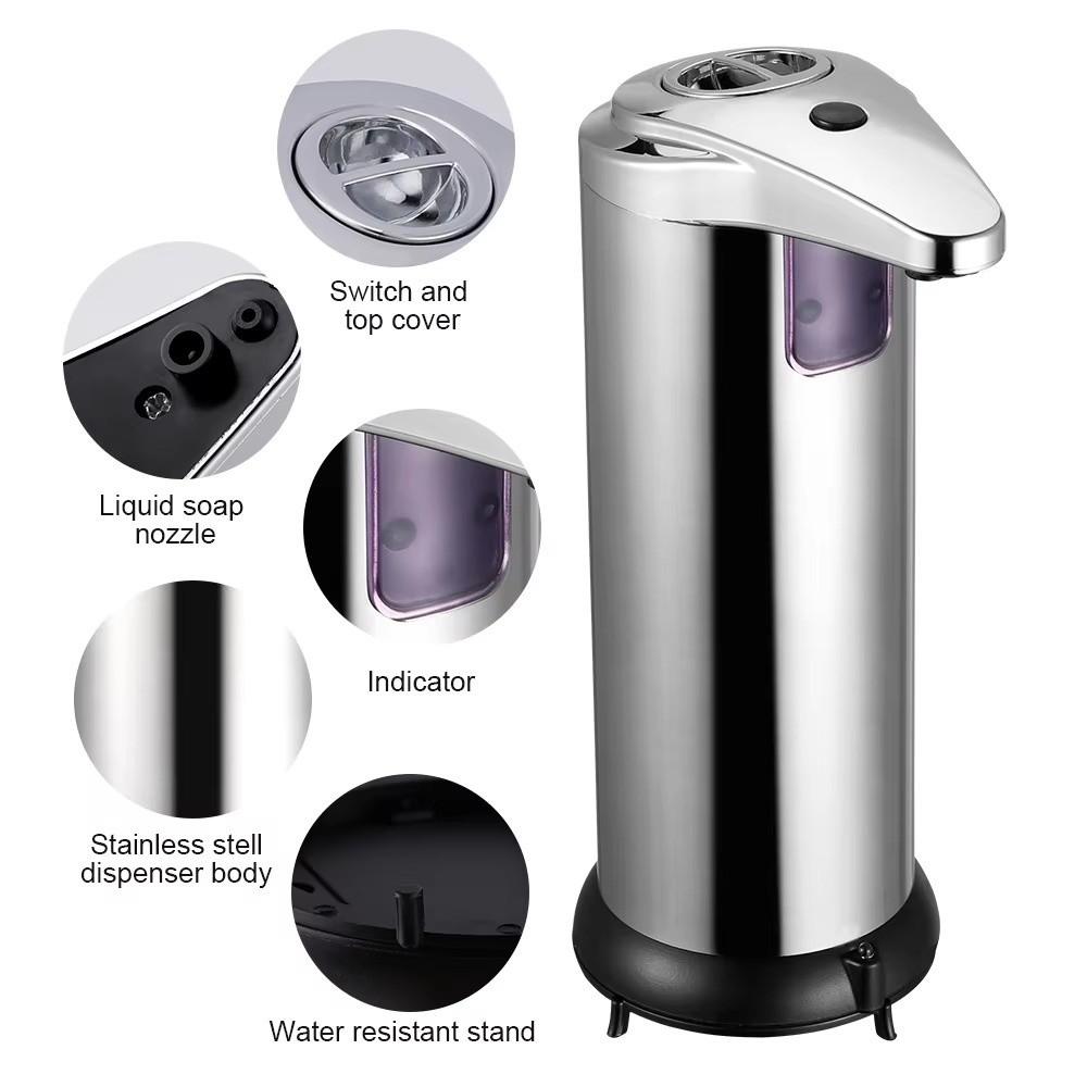 Stainless Steel Automatic Soap Dispenser  Liquid Soap Application